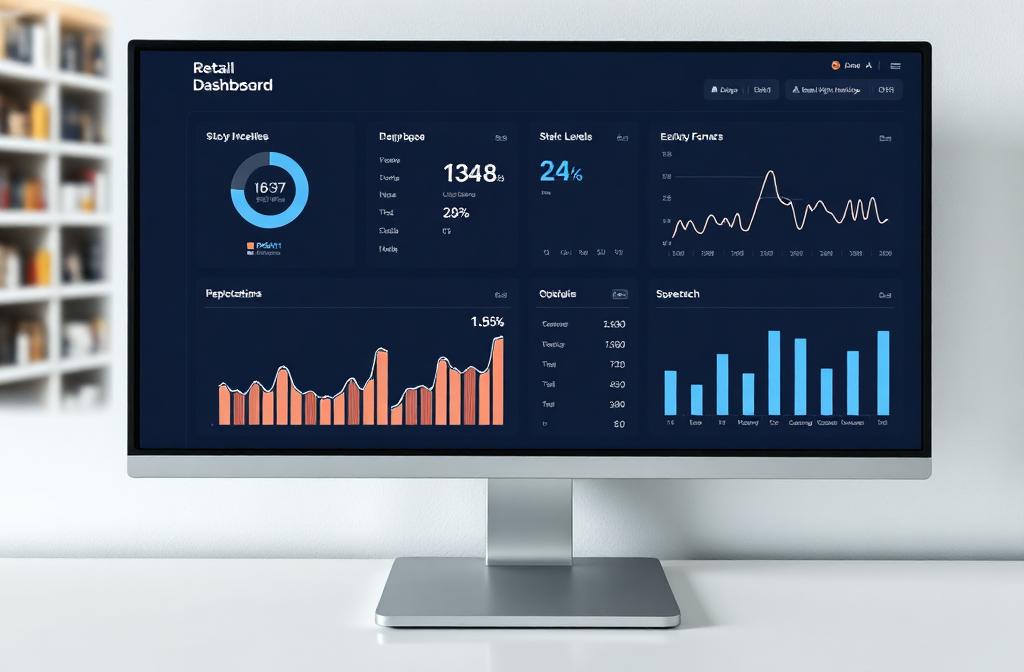 Retail Inventory Dashboard - Operations Dashboard concept by Senderra